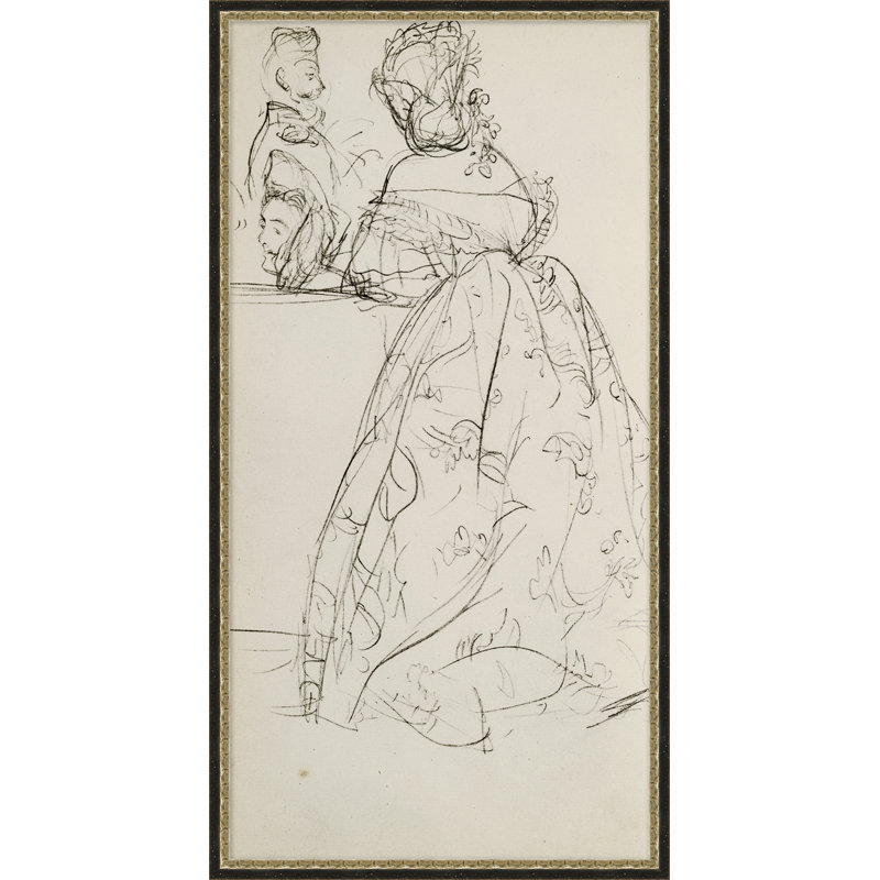My Lady Framed Drawing Print