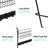 17.1 " 1 - Bar Over-the-Door Towel Rack-98410150