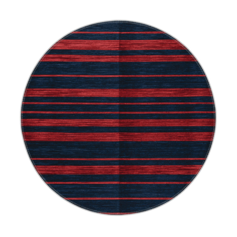 HorizontalStripes Gray Indoor and Outdoor Area Rug, Rectangle 9' x 12'