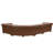 Modern Sofa Aliso L-Shaped Leather Sectional