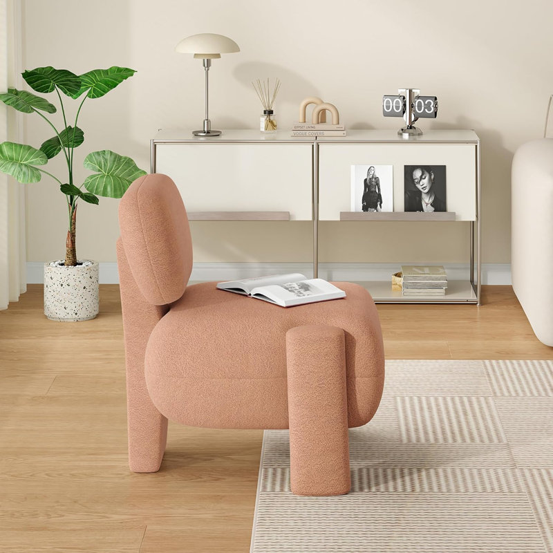 Comfy Morden Armless Accent Chair