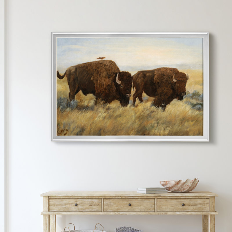 Hitchhiker I - Cadre photo, reproduction d'art sur toile, Argent, H 30,5 po x l 42,5 po x P 1,5 po