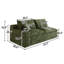 Y139-3L-GREEN 3 places gauche vert