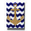 «Chevron Anchor» par Artpoptart, art mural sur toile, 18 po x 26 po
