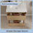 Wall-mounted Single Bathroom Vanity With Carrara White Engineered Stone Top And Ceramic Sink-1229313291
