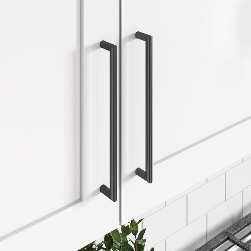 Kinney 12" Center to Center Bar Pull, Polished Chrome, 5 1/16" Center to Center