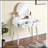 Wood Vanity and Stool Set-580827770