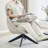 Areyah Swivel Accent Chair with Pillow Comfy Lounge Chair-865267196