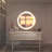 Jimya Stepless Dimmable Round LED Desktop Mirror with 360° Swivel-1937903097