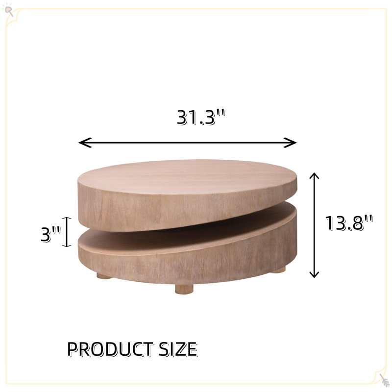 Table basse 31,3 pouces Modern