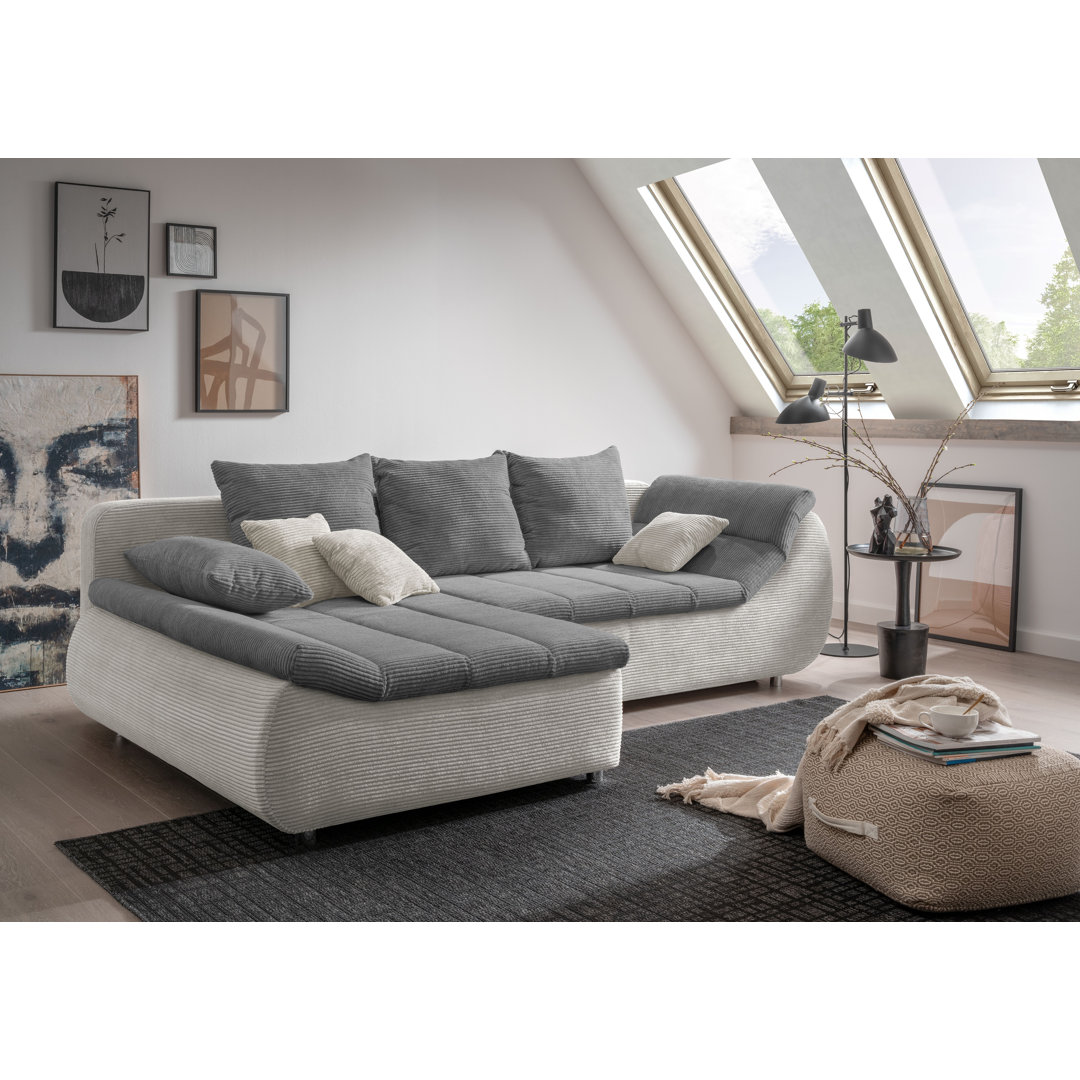 Ecksofa Aliyan mit Bettfunktion