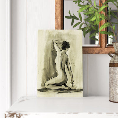 «Sumi-e Figure I», peinture sur toile