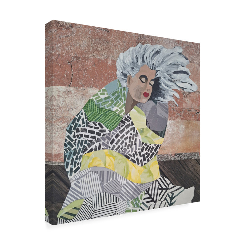 «Bungalow Rose Coco Good Yoga Teacher I», art mural sur toile, H 24 po x l 24 po