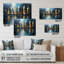 Abstract City Skyline3 - Art mural en acrylique pour la cuisine-101521970