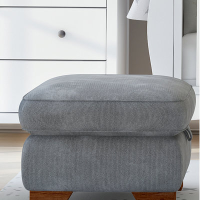 Missouri 70cm Wide Square Solid Colour Standard Ottoman