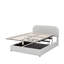 Lit plateforme tapissier avec système de rangement hydraulique-1824489874-1824489875