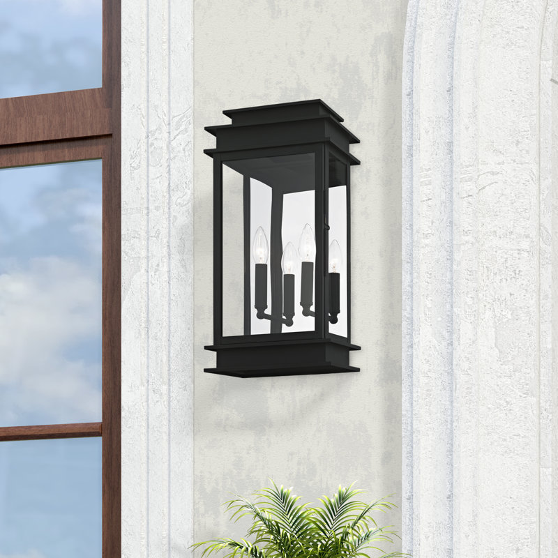 Cortana Wall Light, Black, 19" H x 9.5" W x 5.75" D