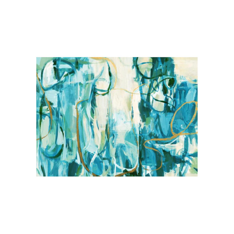 Intangible Print by Fern Cassidy, 40" H x 54" W x 1.5'' D, Glass Coat