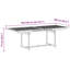 6 - Person Patio Dining Set Extendable Rectangular Table-1634543878-1634543882