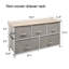 Commode combinée 5 tiroirs l 39,4 po