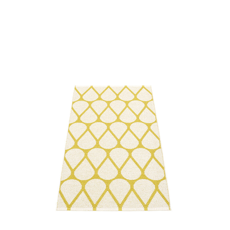Otis Geometric Area Rug in Mustard/Ivory, Rectangle 2'3" x 4'6"