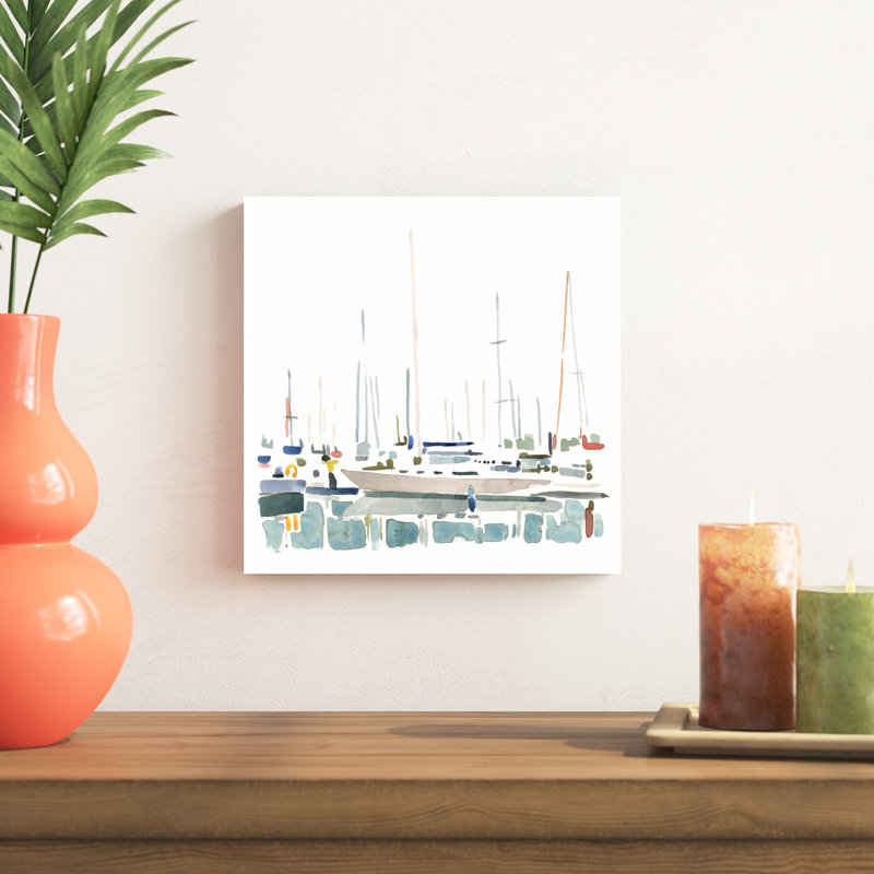 Voilier décor II, H 12 po x l 12 po