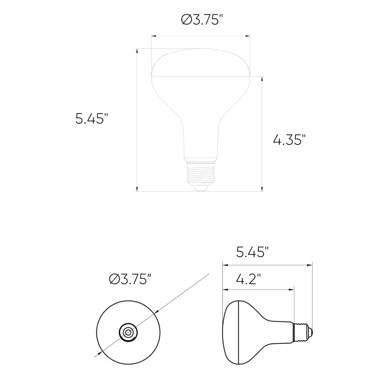 9 Watt (65 Watt Equivalent) BR30 LED Smart  Dimmable  Light Bulb Color Changing Tunable White E26/Medium (Standard) Base