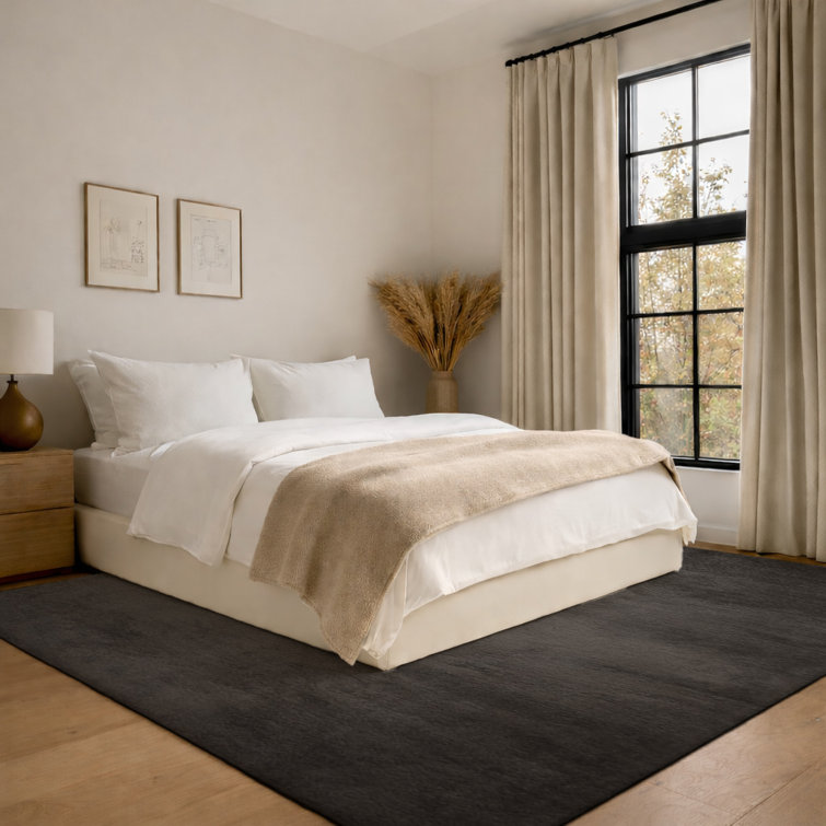 Tapis crème lavable à la machine Argo