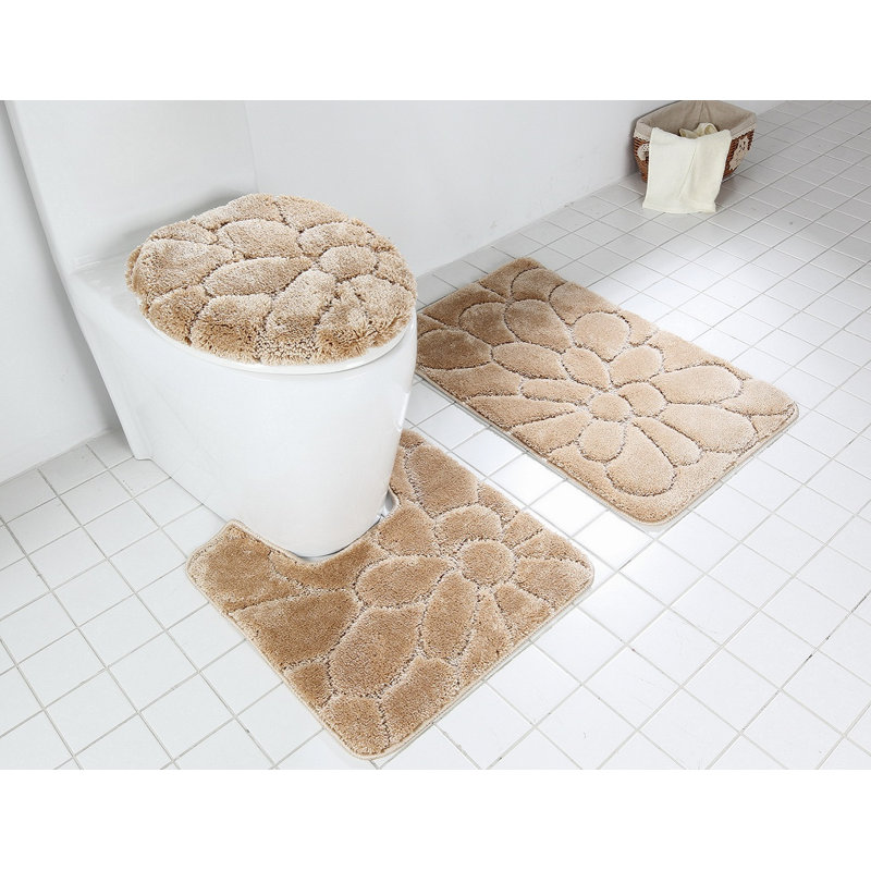 Chatteris Non-Slip Bath Rug, Beige