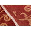Tapis rouge floral en laine noué à la main 8 pi 10 po x 11 pi 5 po Floral
