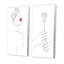 Scandinavian Woman Face I - ensemble de 2 reproductions-96425601-96425600