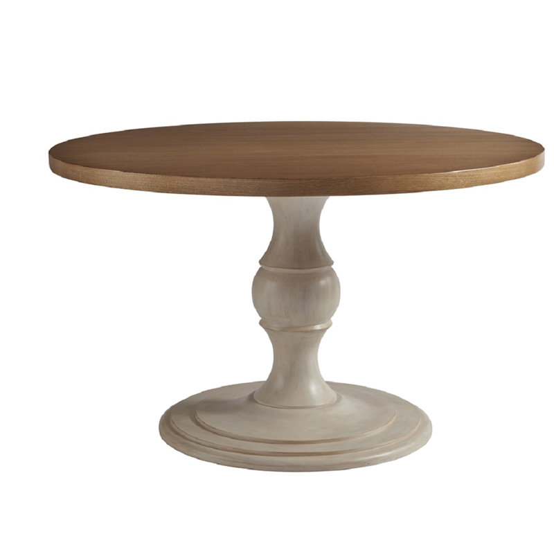 Newport Round Solid Wood Dining Table, 48" W x 48" L