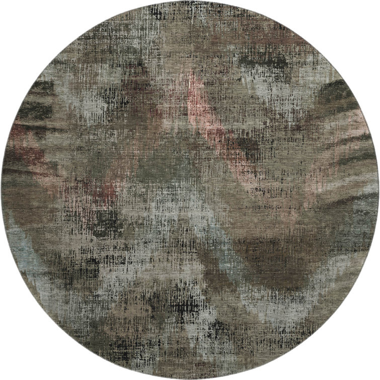 Premium Machine Washable Prisco Brown Rug