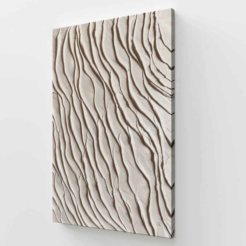 Wave Formations III, Toile tendue, H 60 po x l 40 po x P 1,25 po