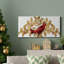 Red Bird Christmas Collection D, toile tendue avec châssis de qualité supérieure - prête à être accrochée-1447611453