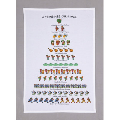 Serviette de thé tennessee christmas
