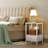 Top 1 End Table Set End Table with Storage and Built-In Electrical Outlet