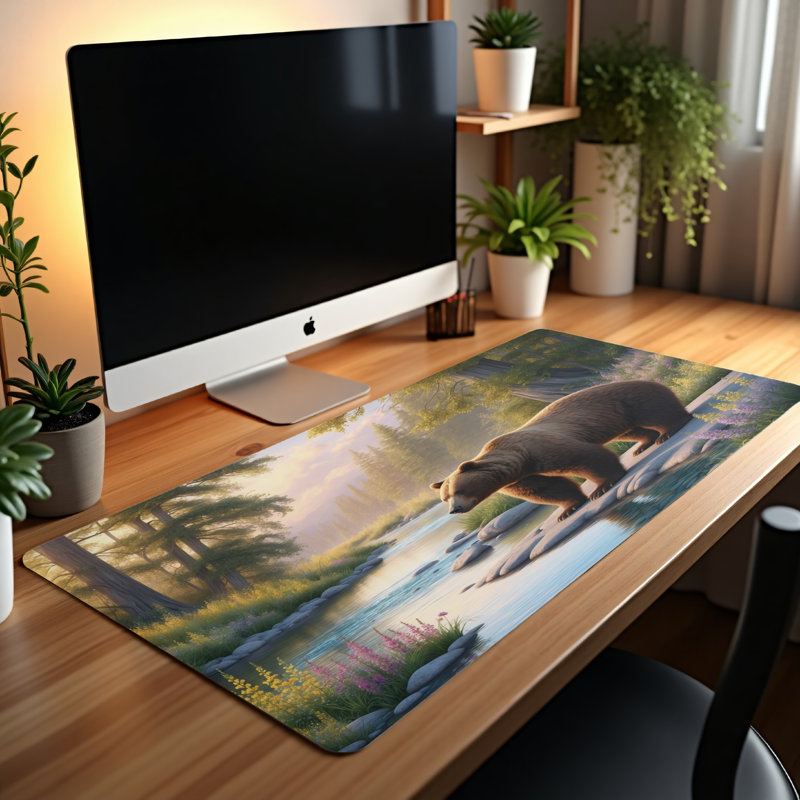 Polyester Desk Pad, 31.5x15.5