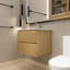 Ensemble de meuble-lavabo mural simple 17,3 po Ashira-1045654772