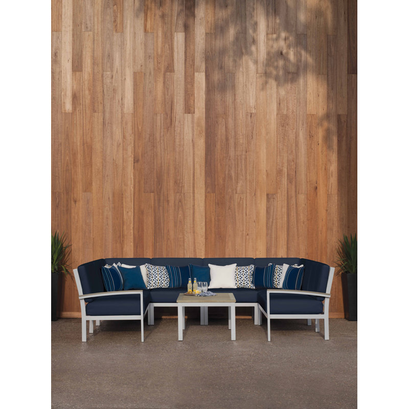 Causeuse modulaire Travira (droite), Bleu minuit