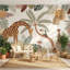 Papier peint tropical Girafe Toucan-1527725808-1527725709