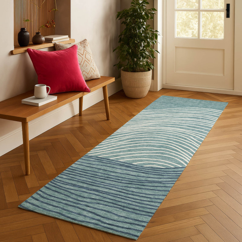 Tapis intérieur / extérieur lavable à la machine Chantille ACN2350, Tapis de couloir 2 pi 3 po x 7 pi 6 po