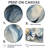 Ocean Blue Delicate Floral Petals IV - Abstract flowers Wall Art Decor-508730358-508730363-508730361