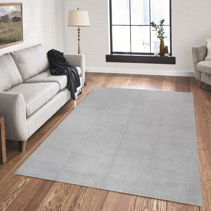 Tapis d'intérieur à poils longs en polyester Marrick Tonee, Rectangle 6 pi 6 po x 9 pi