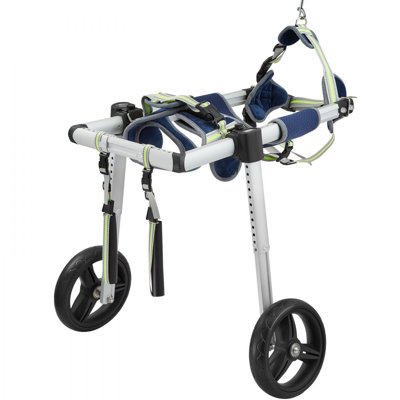 2 Wheels Dog Wheelchair for Back Legs, Pet Wheelchair Lightweight & Adjustable Assisting in Healing