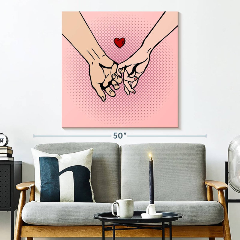 Hardie Comic Lovers, 33" H x 33" W