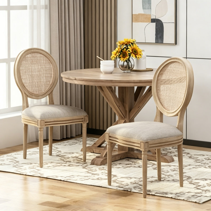 Chaise de salle à manger élégante avec un design ergonomique et un rembourrage confortable, pour les cuisines modernes et traditionnelles.