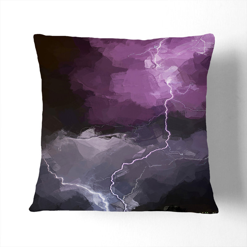 Square Throw Cushion, Black, 40cm H x 40cm W x 15cm D