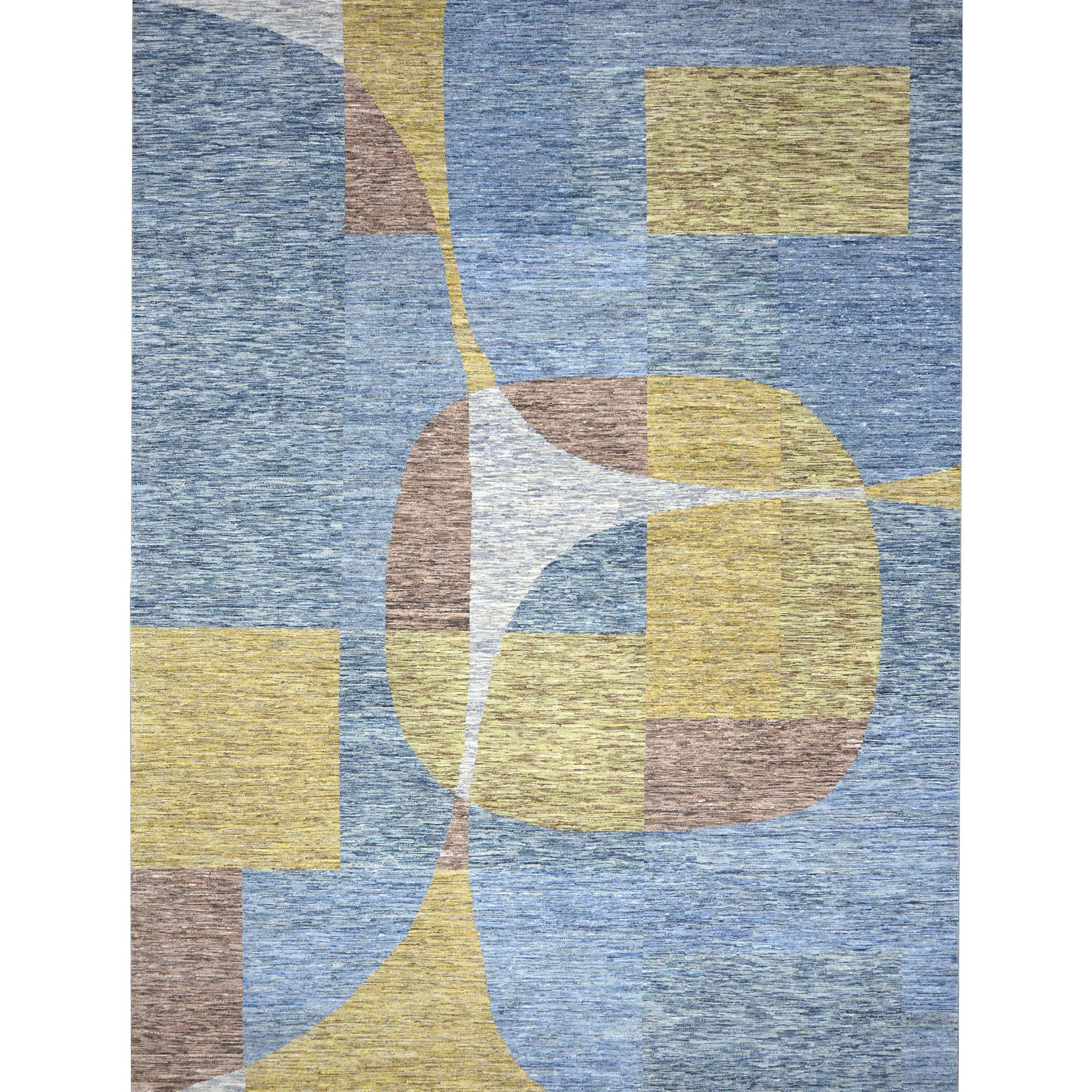 Bokara Rug Co., Inc. Rectangle Hand-Knotted Wool Area Rug in Yellow ...