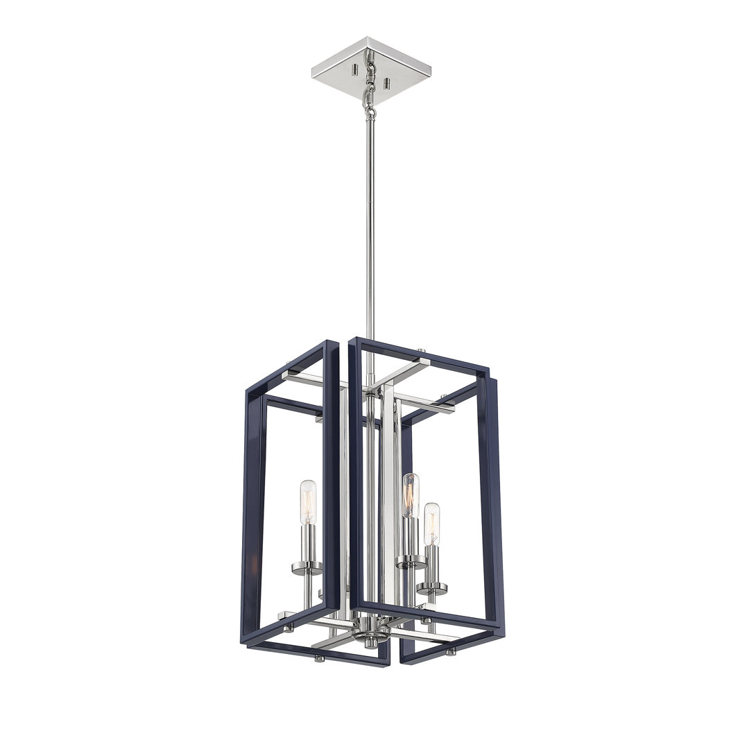 Kentiga 4 - Light Lantern Square / Rectangle Pendant Latitude Run® 